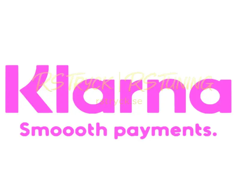 Dekal | "Klarna, smoooth payments." RSTryck