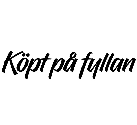 Dekal | "Köpt på fyllan"