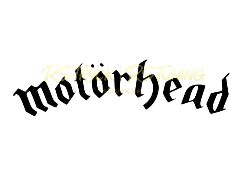 Dekal | "Motörhead" RSTryck
