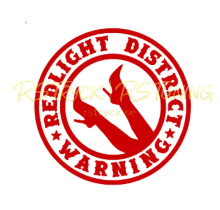 Dekal | "Red light district #2" RSTryck