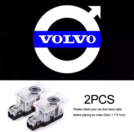 Dörrbelysning Volvo Blå/Vit