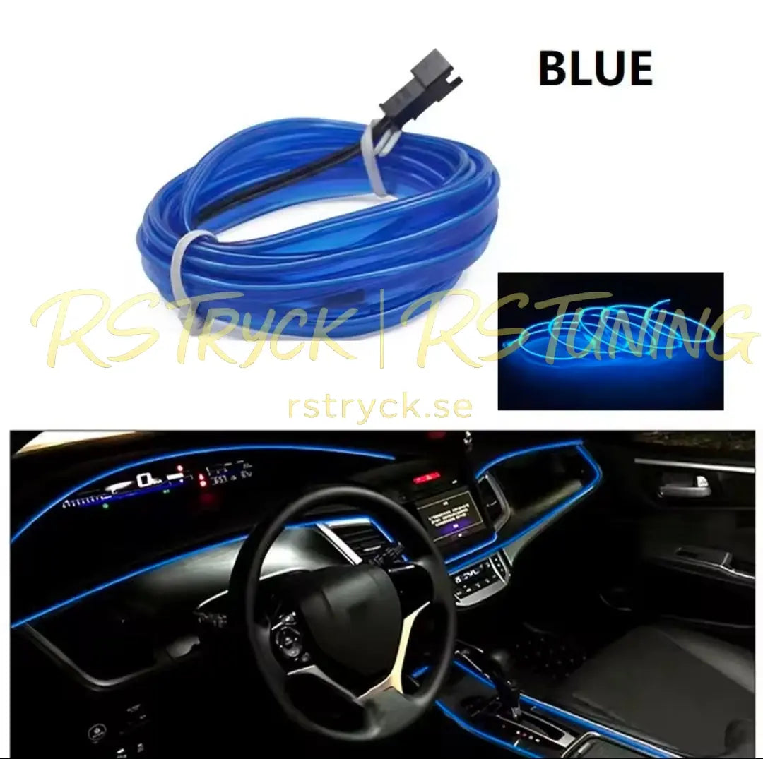 LED Strip till bilinteriör - 4M, USB. RSTryck