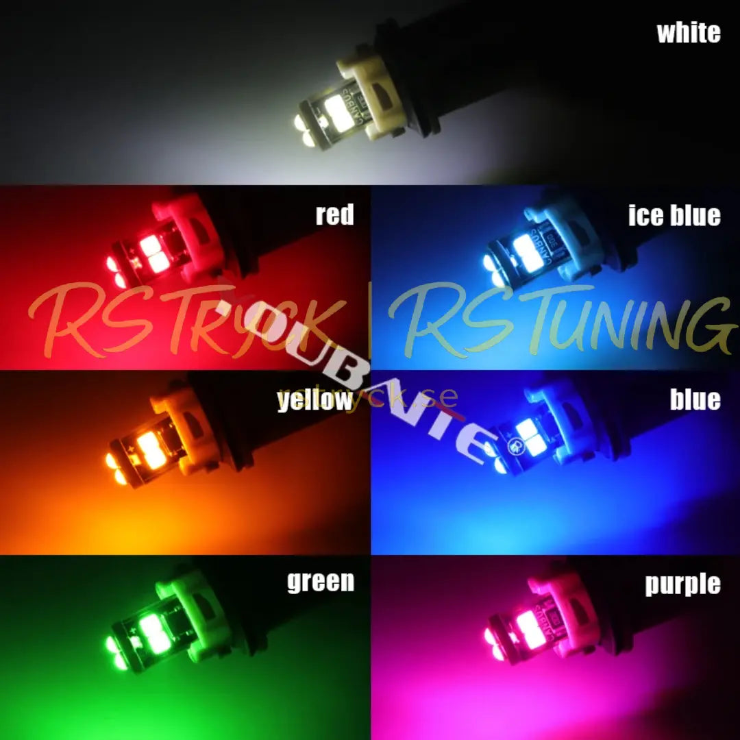 Canbus T10 3030 6SMD W5W LED lampa - olika färger RSTryck