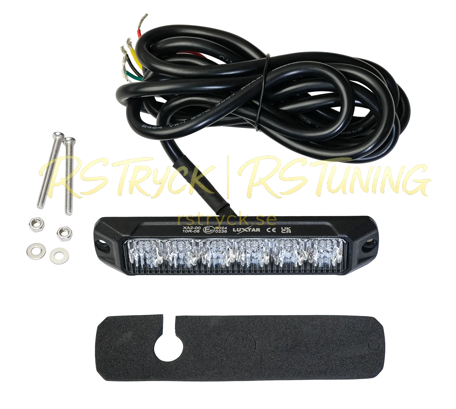 Luxtar OptiFlux | Warning Light | Amber 6 LED RSTryck