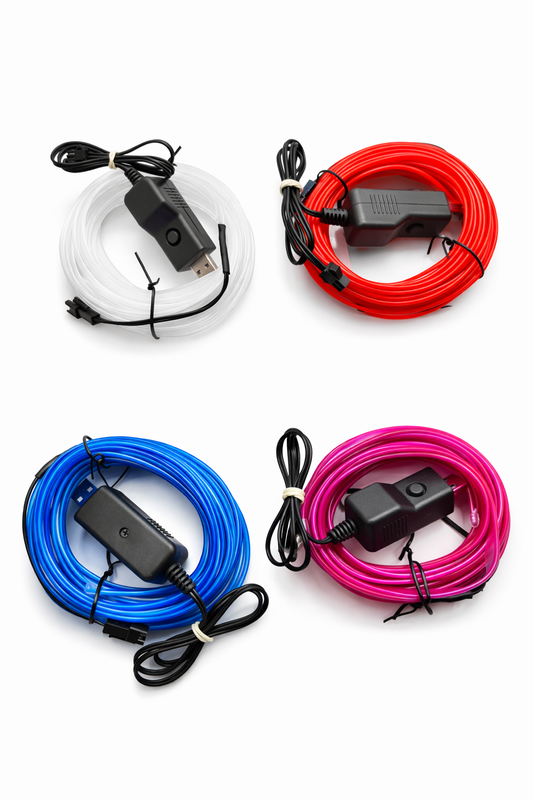 LED Strip till bilinteriör - 4M, USB.