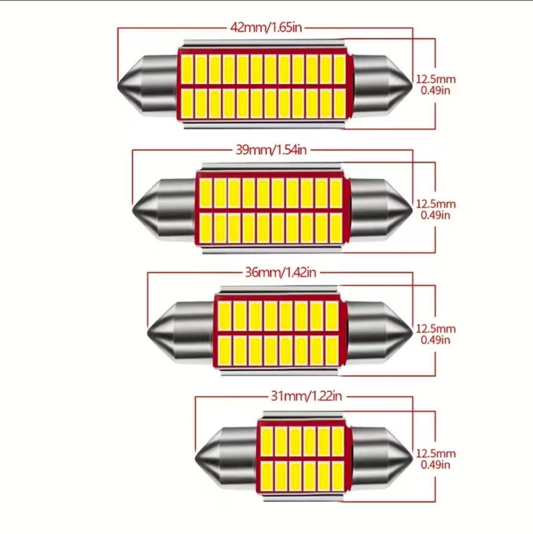 LED Canbus Kit 6000k C5W Spollampa