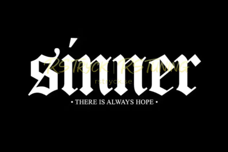 Dekal | "Sinner, there is always hope" RSTryck