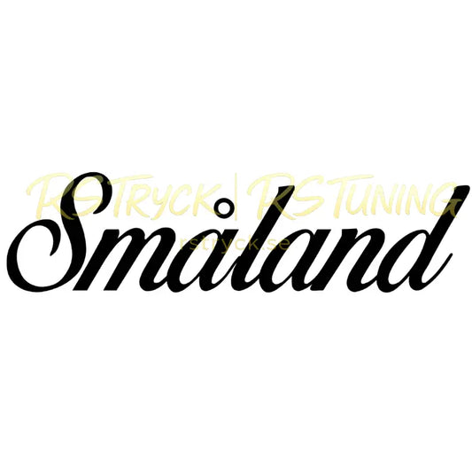 Dekal | "Småland" RSTryck