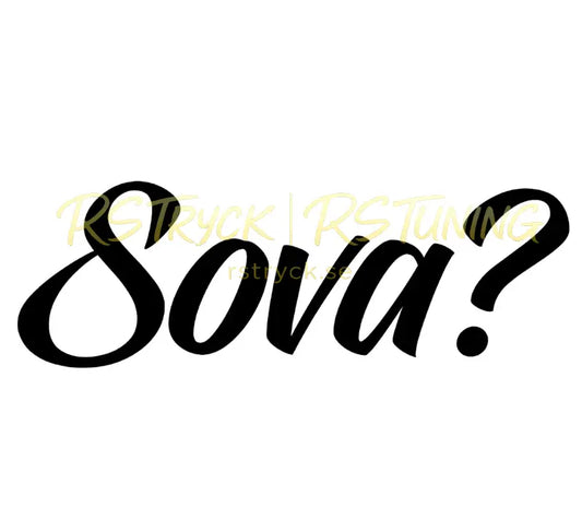 Dekal | "Sova?" RSTryck
