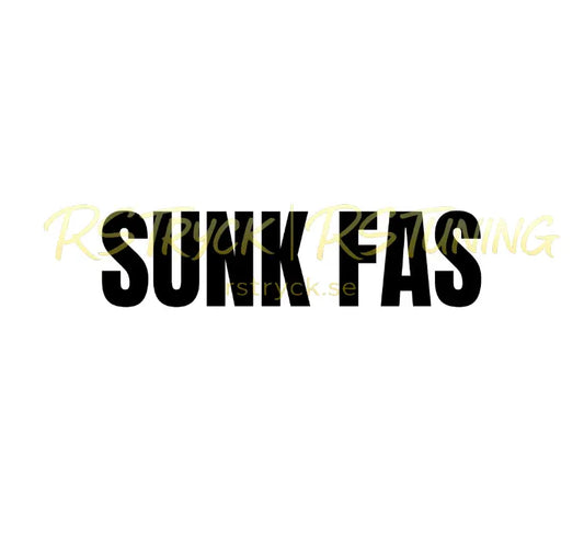 Dekal | "Sunk fas" RSTryck